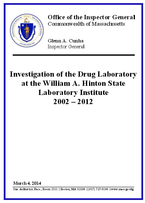 Lab investigation report